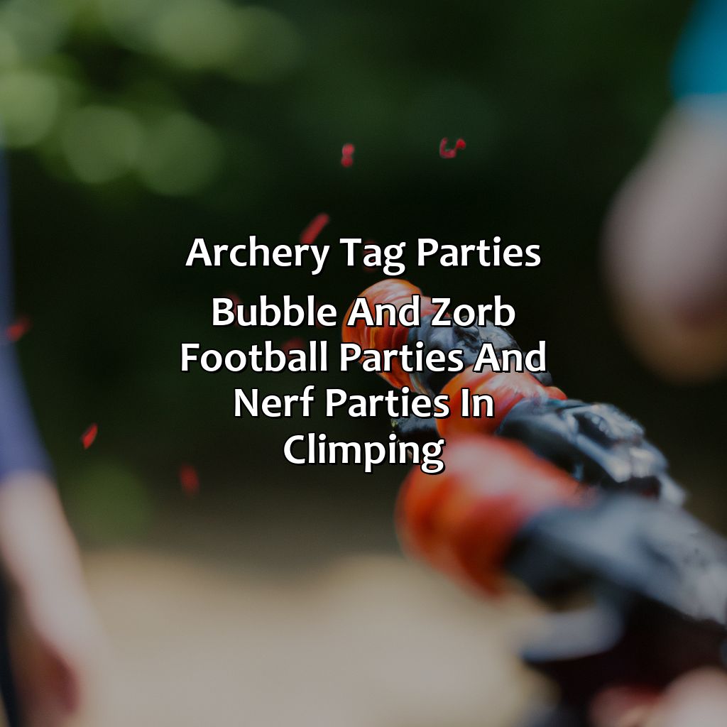 Archery Tag parties, Bubble and Zorb Football parties, and Nerf Parties in Climping,