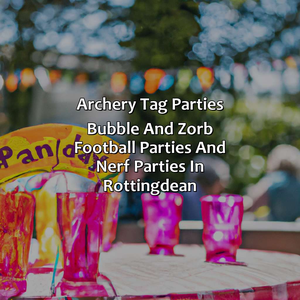 Archery Tag parties, Bubble and Zorb Football parties, and Nerf Parties in Rottingdean,