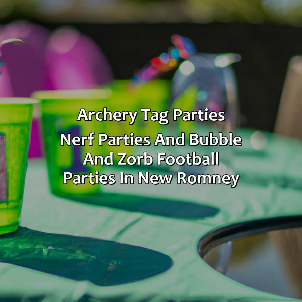 Archery Tag parties, Nerf Parties, and Bubble and Zorb Football parties in New Romney,