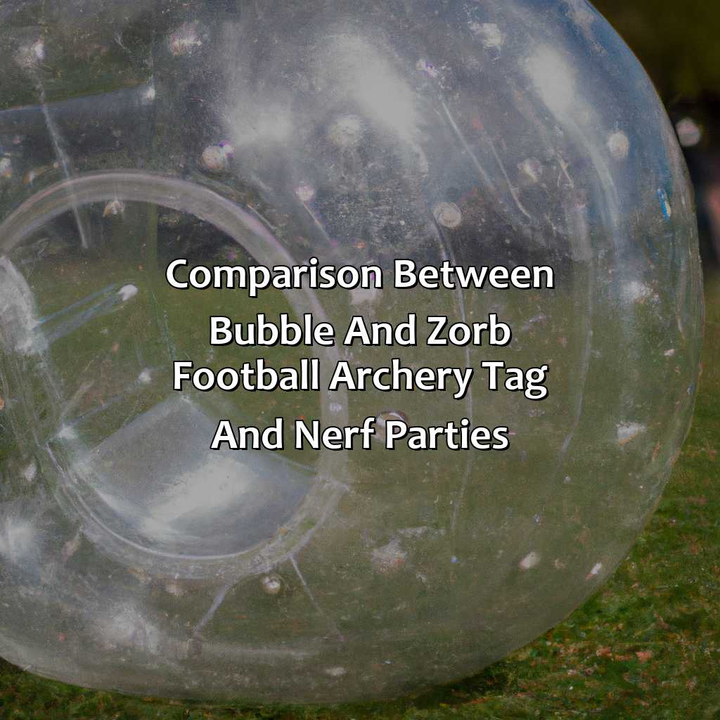 Comparison Between Bubble And Zorb Football, Archery Tag, And Nerf Parties  - Bubble And Zorb Football Parties, Archery Tag Parties, And Nerf Parties In Merston, 