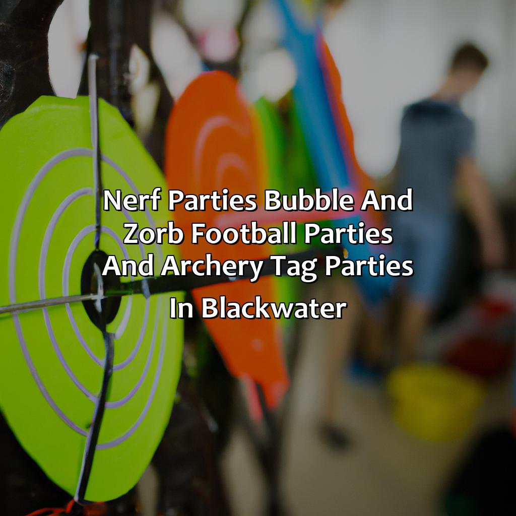 Nerf Parties, Bubble and Zorb Football parties, and Archery Tag parties in Blackwater,