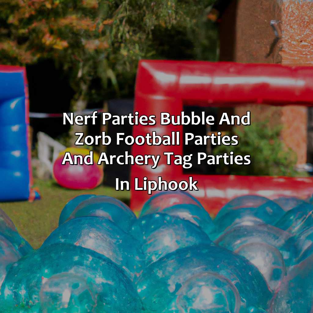 Nerf Parties, Bubble and Zorb Football parties, and Archery Tag parties in Liphook,
